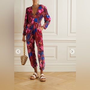 Farm Rio velvet jumpsuit